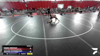 132 lbs Round 3 - Hanna Errthum, Combat W.C. School Of Wrestling vs Brooke Schuenemann, Askren Wrestling Academy