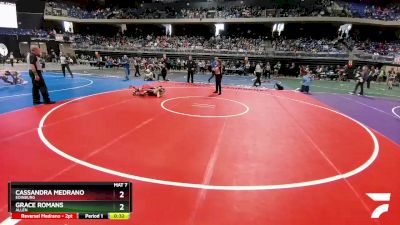 6A 100 lbs 3rd Place Match - Cassandra Medrano, Edinburg vs Grace Romans, Allen