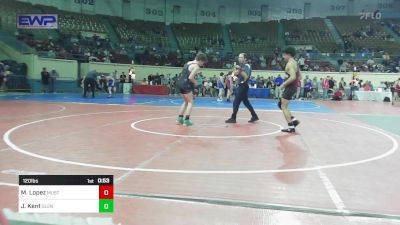 120 lbs Consi Of 4 - Max Lopez, Mustang Middle School vs Jayce Kent, Glenpool Warriors