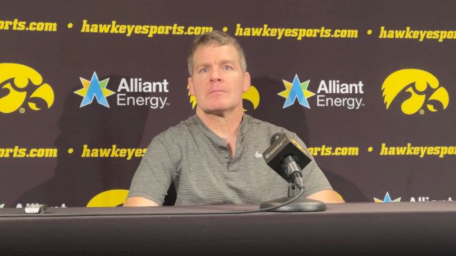 Tom Brands On Iowa's Win Over Nebraska & Tense Conclusion