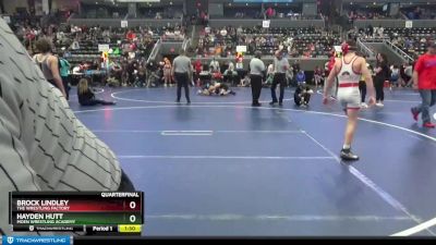 110 lbs Quarterfinal - Brock Lindley, The Wrestling Factory vs Hayden Hutt, Moen Wrestling Academy