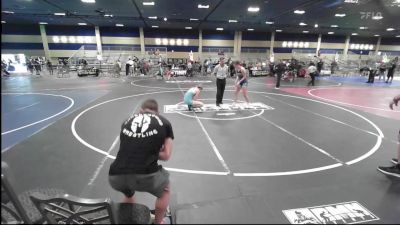 130 lbs Consi Of 16 #2 - Kiley Káiser, Okanogan Underground vs Bailey Cathey, Swamp Monsters