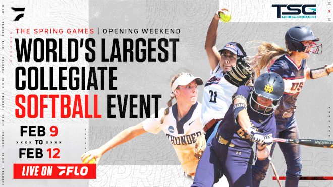 THE Spring Game Opening Weekend 2023 Schedule Of College Softball