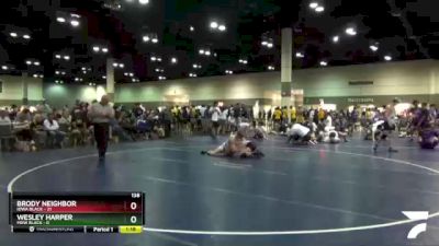 138 lbs Round 4 (6 Team) - Brody Neighbor, Iowa Black vs Wesley Harper, MXW Black