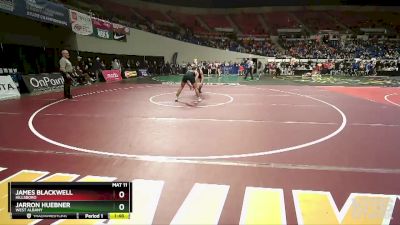 5A-144 lbs Champ. Round 1 - Jarron Huebner, West Albany vs James Blackwell, Hillsboro