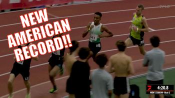 Men's 3k - Yared Nuguse SHATTERS Galen Rupp's U.S. Record, NAU's Drew Bosley Breaks NCAA Record