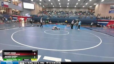 132 lbs Cons. Round 4 - Jayden Gaddy, Northwest Nelson vs Brady Hogg, Lewisville Flower Mound