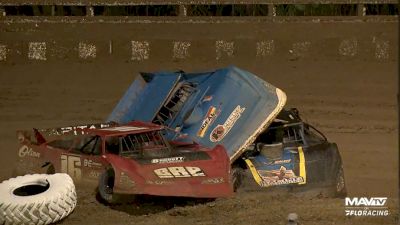 Dennis Erb Lands On Top Of Tim McCreadie After Crash At Bubba Raceway Park