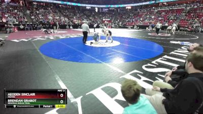 D1-215 lbs Champ. Round 1 - Aeoden Sinclair, Milton vs Brendan Grabot, Kenosha Indian Trail