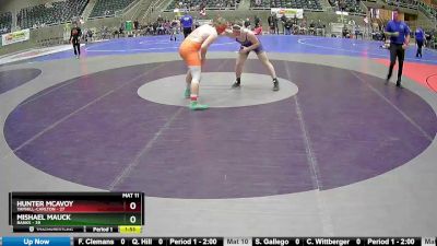 222 lbs Round 1 (4 Team) - Hunter McAvoy, Yamhill-Carlton vs Mishael Mauck, Banks