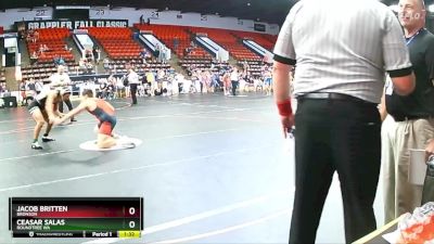 200 lbs Semifinal - Ceasar Salas, Roundtree WA vs Jacob Britten, Bronson