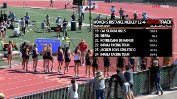 Women's Distance Medley Relay, Heat 1