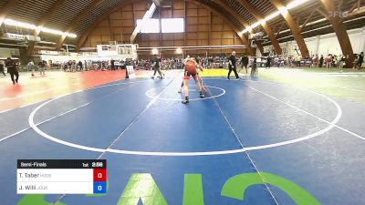 145B kg Semifinal - Trace Taber, Hoosick Falls vs Jackson Willi, Journeymen/bethlehem