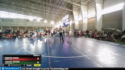 97 lbs Round 3 (4 Team) - Takoda Boger, Utah Black vs Porter Swan, Idaho 1