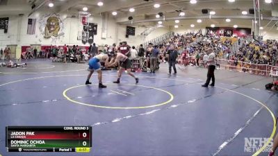 152 lbs Cons. Round 3 - Dominic Ochoa, Santa Margarita vs Jadon Pak, La Canada