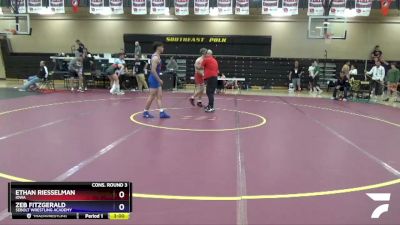 145 lbs Cons. Round 3 - Ethan Riesselman, Iowa vs Zeb Fitzgerald, Sebolt Wrestling Academy