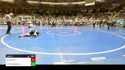 73 lbs Round Of 64 - Sam Smith, Sebolt Wrestling Academy vs Cord Christensen, Texas Elite