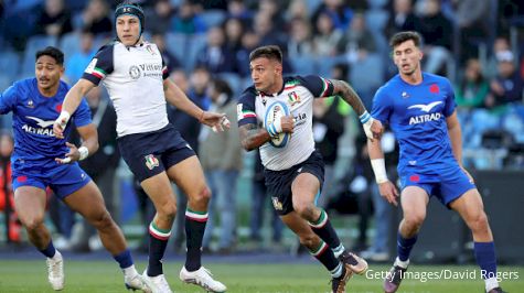 Two Changes, As Italy Names Team To Play England In Six Nations