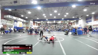 132 lbs Cons. Round 1 - Kayden Java, Vista Murrieta vs Nelson LaBombard, Harvard Westlake