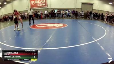 120 lbs Champ. Round 2 - Matteo De Filippo, Great Neck Wrestling Club vs Jack Delacruz, Nova WC