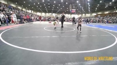 40 lbs Semifinal - Kaleb Millz, Pomona Elite vs James Withem, Siskiyou Wrestling Club