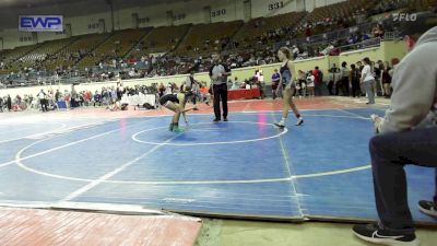 118 lbs Consi Of 32 #2 - Brylee Mullican, Little Axe Women's Wrestling vs Kiara Warren, Jay