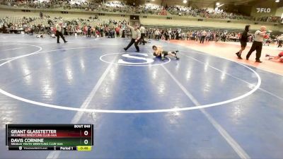 100 lbs Cons. Round 3 - Davis Cornine, Sedalia Youth Wrestling Club-AAA vs Grant Glasstetter, Hillsboro Wrestling Club-AAA