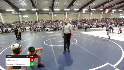 120 lbs Rr Rnd 1 - Juan Munoz, Stout Wrestling Academy vs Dominic Juarez- Romero, War Dogs