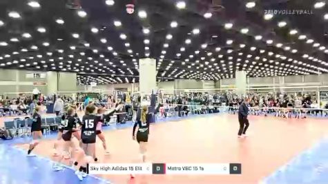 Sky High Adidas 15 Elite vs Metro VBC 15 1s - 2022 JVA World Challenge presented by Nike - Expo Only