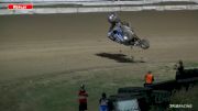 Eddie Vancil Takes Big Tumble In Winter Dirt Games Qualifying