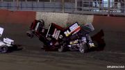 Sam Hafertepe Jr. Upside-Down In East Bay Heat Race