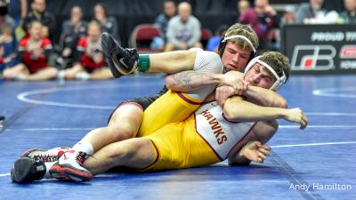 3A-220 lbs Quarterfinal - Ben Kueter, Iowa City, City High vs Will Hinrichs, Ankeny