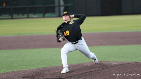 Missouri Baseball Pitcher Tony Neubeck Has Nine Strikeouts Vs. OSU Baseball