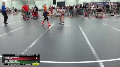 120 lbs Round 2 - James Hedrick, 84 Athletes vs Ben Fortner, Fits Wrestling Academy