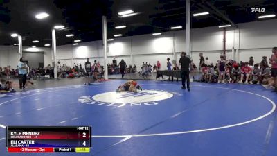 87 lbs Round 2 (8 Team) - Kyle Menuez, Colorado Red vs Eli Carter, Alabama