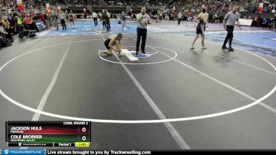 Cons. Round 2 - Cole Broeker, Southern Valley vs Jackson Huls, Meridian