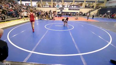 120 lbs Quarterfinal - Gavin Wallace, Rollers Academy Of Wrestling vs Shane Shoufler, Apache Youth Wrestling