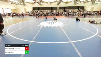 56-B lbs Consi Of 16 #1 - Matthew Benedetti JR, Power Half Wrestling Academy vs Giovanni Mazzio, Elite NJ