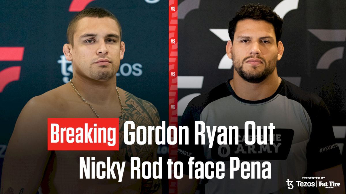 Breaking: Nicky Rod Replaces Gordon Ryan In Felipe Pena Match