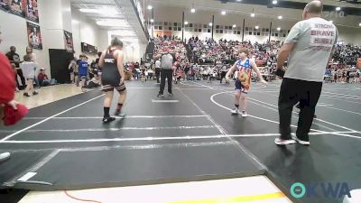 130 lbs Rr Rnd 2 - Sydney OBrien, Verdigris Youth Wrestling vs Brinklee Coker, Spiro Bulldog Wrestling