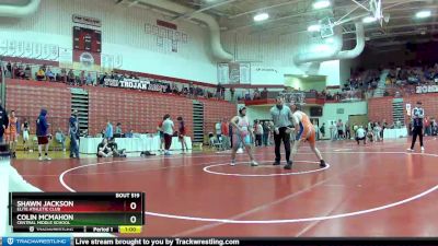 220 lbs Champ. Round 1 - Shawn Jackson, Elite Athletic Club vs Colin McMahon, Central Middle School