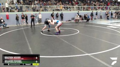 170 lbs X Bracket - Brayden Woods, Anchor Kings Wrestling Club vs Branden Rhodes, Pioneer Grappling Academy