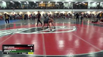 136 lbs Round 2 (16 Team) - Yele Aycock, North Central College vs Jennifer Soto, McKendree