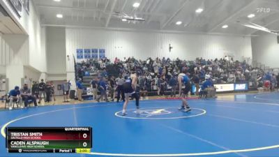 113 lbs Quarterfinal - Tristan Smith, Saltillo High School vs Caden Alspaugh, Vancleave High School