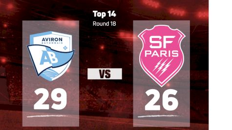 2023 Aviron Bayonnais vs Stade Francais