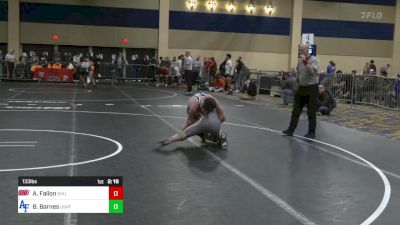 133 lbs C Of 16 #1 - Andrew Fallon, Sacred Heart vs Brenden Barnes, Air Force