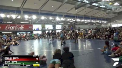 140 lbs Placement Matches (8 Team) - Emma Hoppe, BMM Cornbread Crushers vs Delilah Queen, Mayhem WC