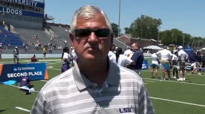 Dennis Shaver LSU coach after women's team title at 2012 NCAA Outdoor Champs
