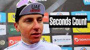 Tadej Pogacar Fighting For Every Second In Paris-Nice Race