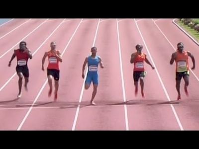 Santos wins 400m over Wariner at 2012 adidas Grand Prix